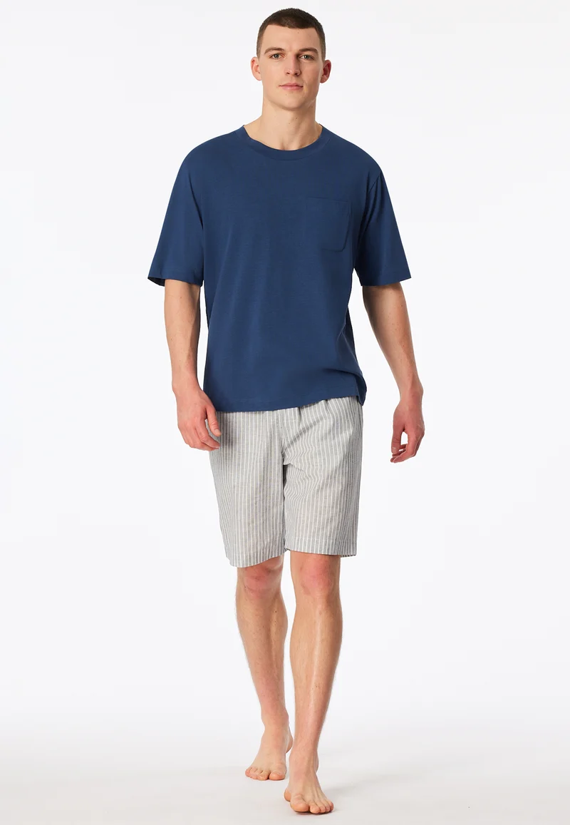 T-Shirt Blau - Mix+Relax