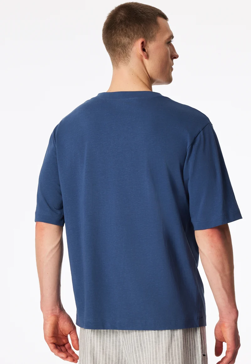 T-Shirt Blau - Mix+Relax