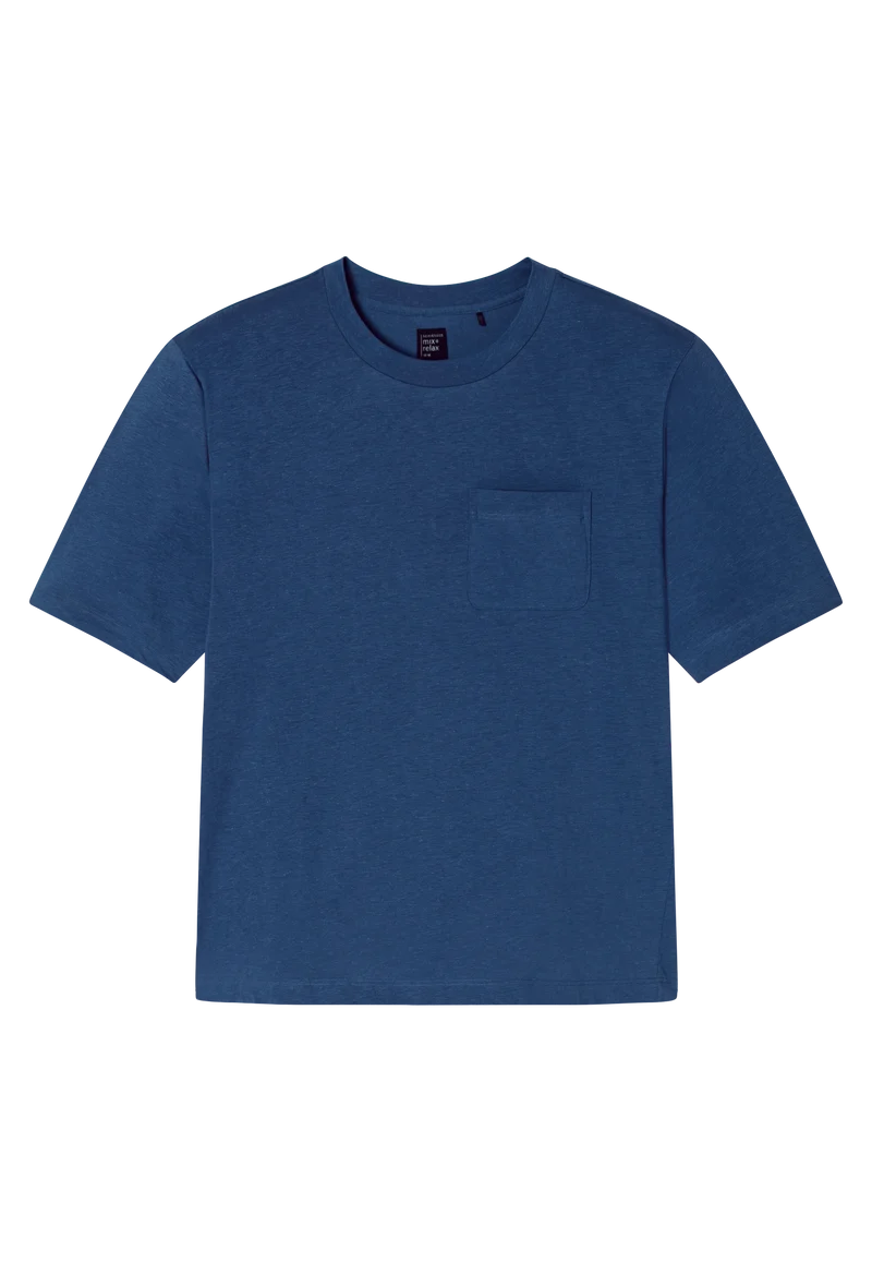 T-Shirt Blau - Mix+Relax