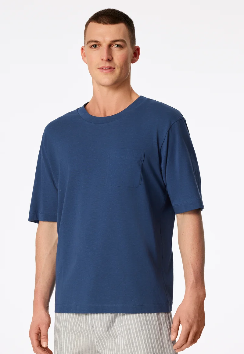 T-Shirt Blau - Mix+Relax