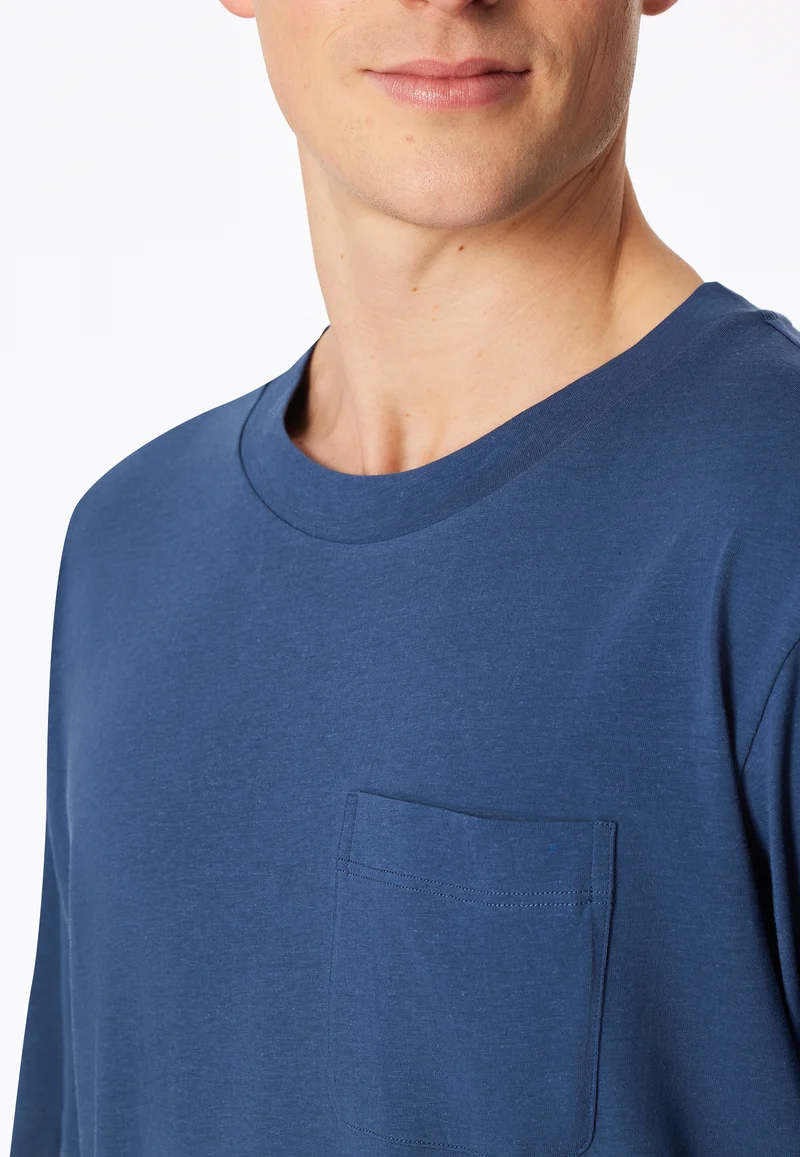 T-Shirt Blau - Mix+Relax