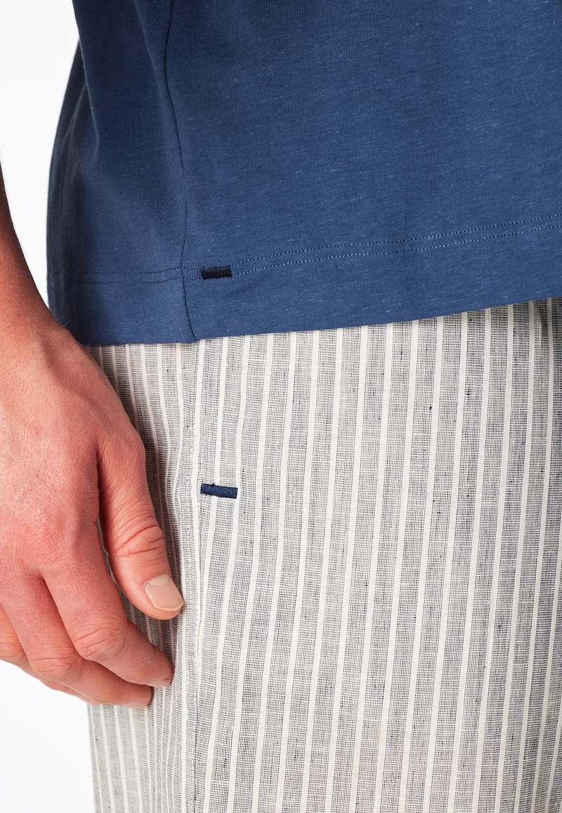 T-Shirt Blau - Mix+Relax
