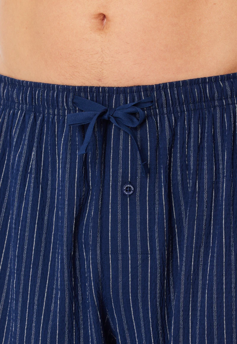 Hose kurz Blau/Weiss gestreift - Mix+Relax