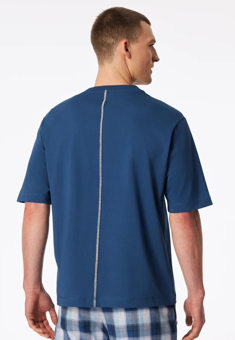 T-Shirt Blau - Mix+Relax