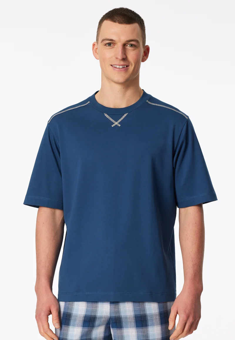T-Shirt Blau - Mix+Relax