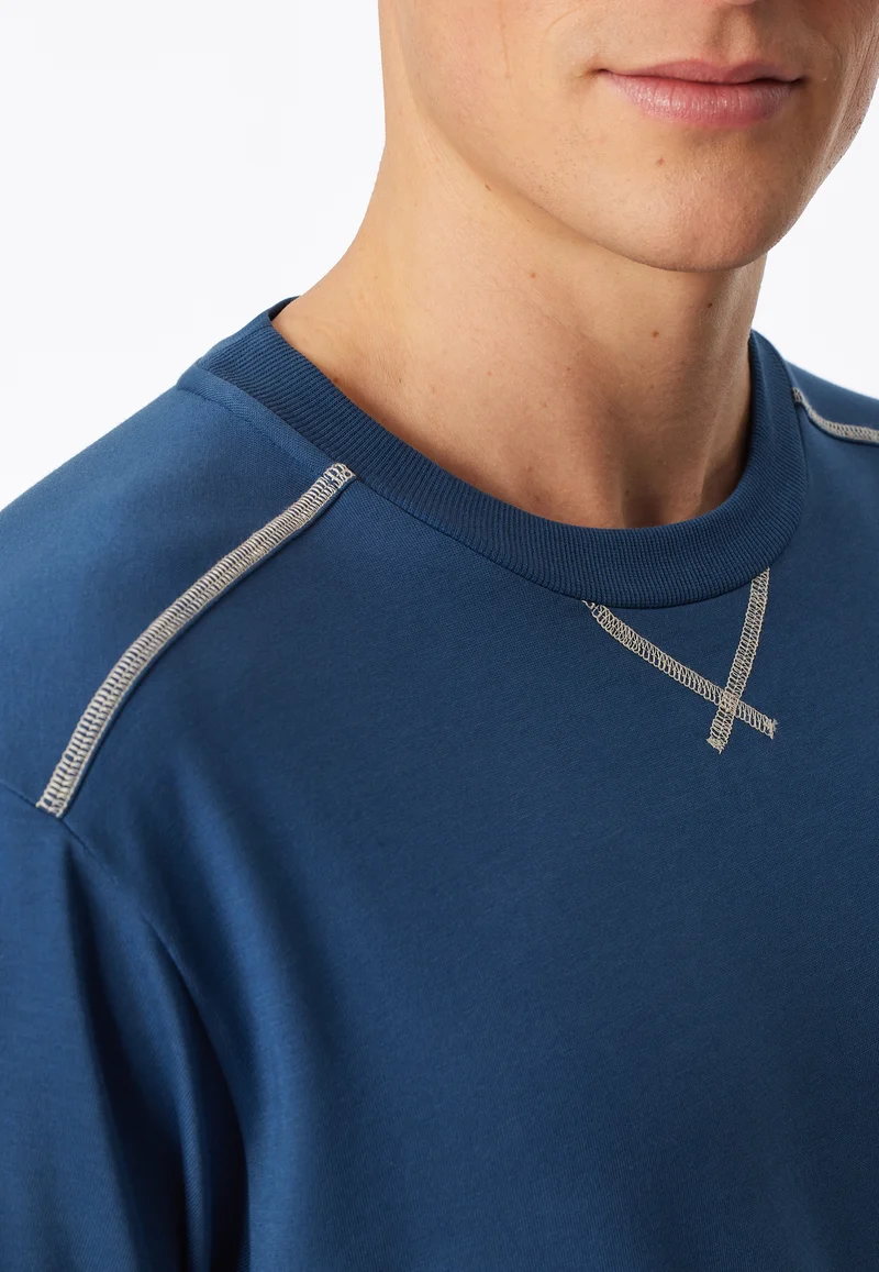 T-Shirt Blau - Mix+Relax