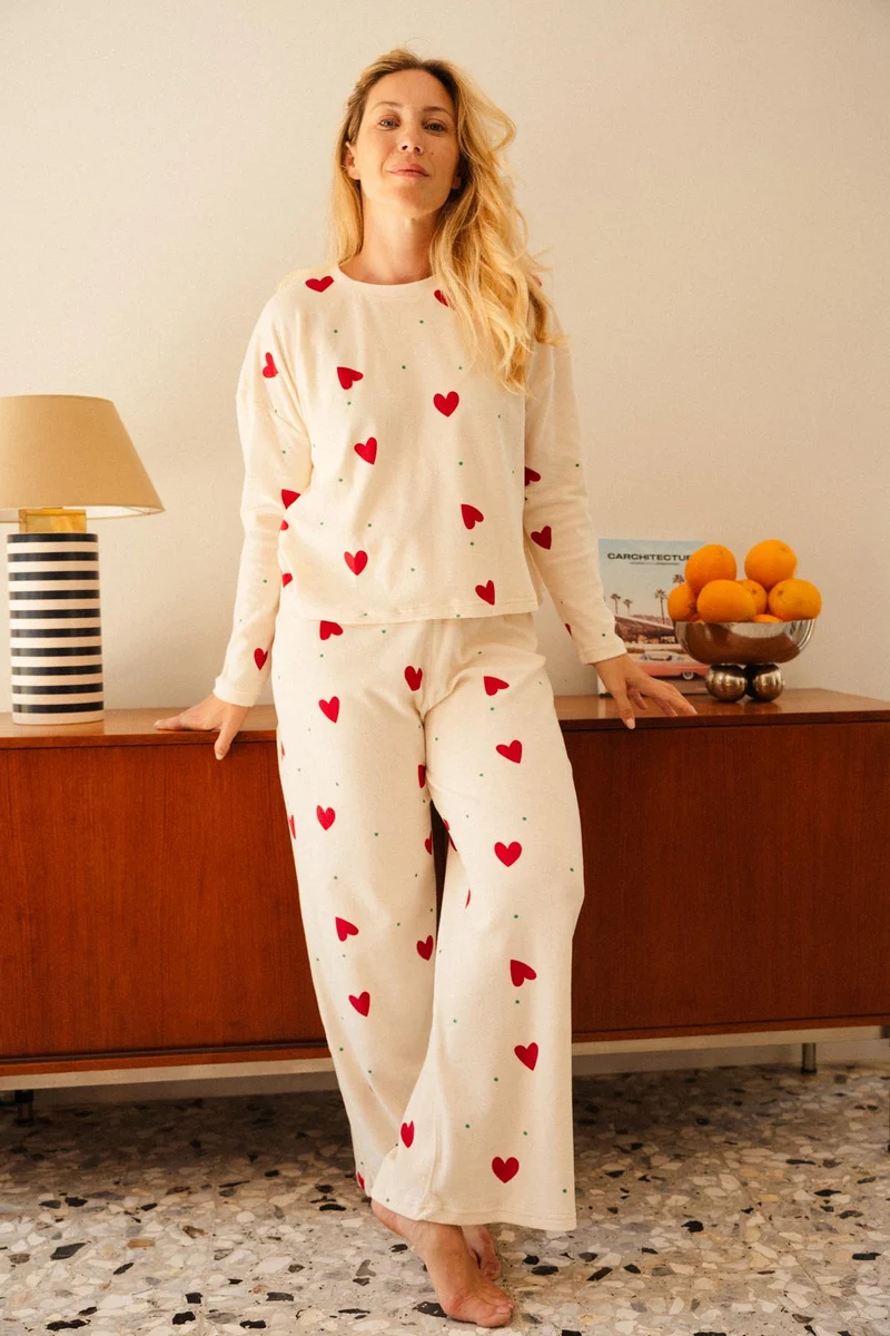 Pyjama Doudou Coton BIO - Petit Coeur