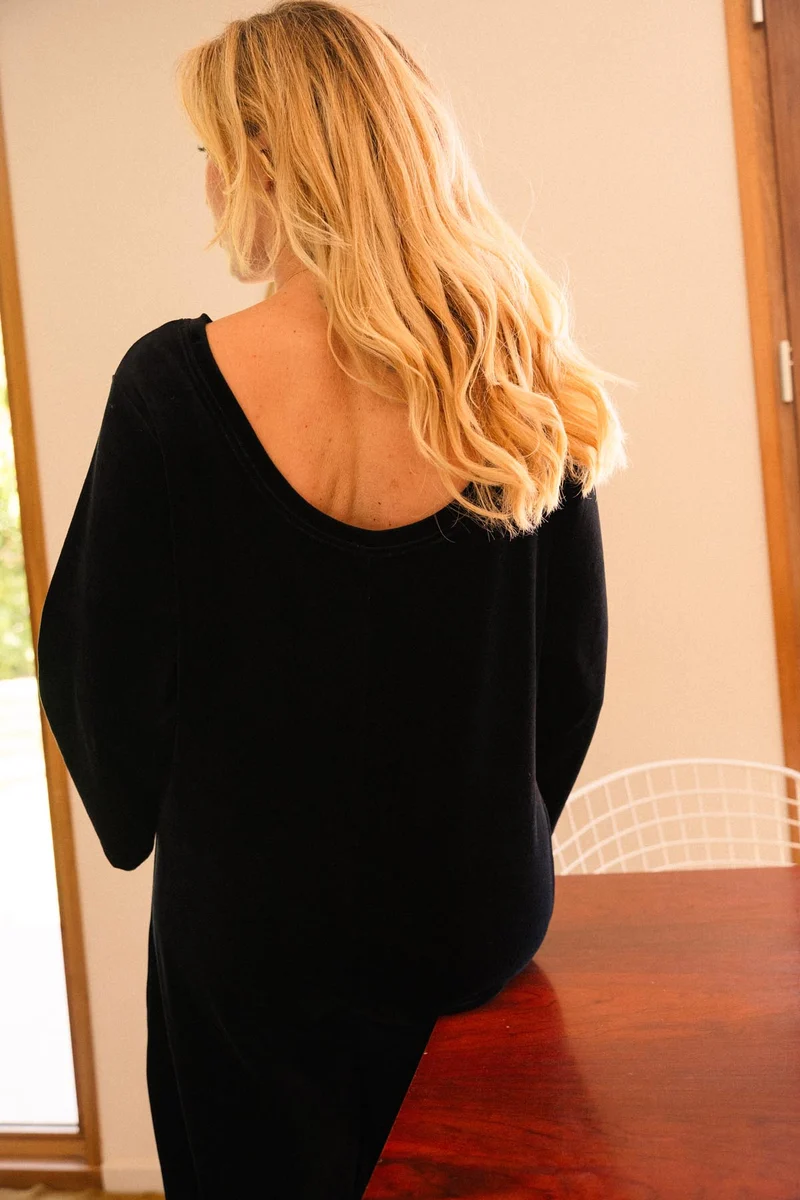 Combinaison Velours - Noir