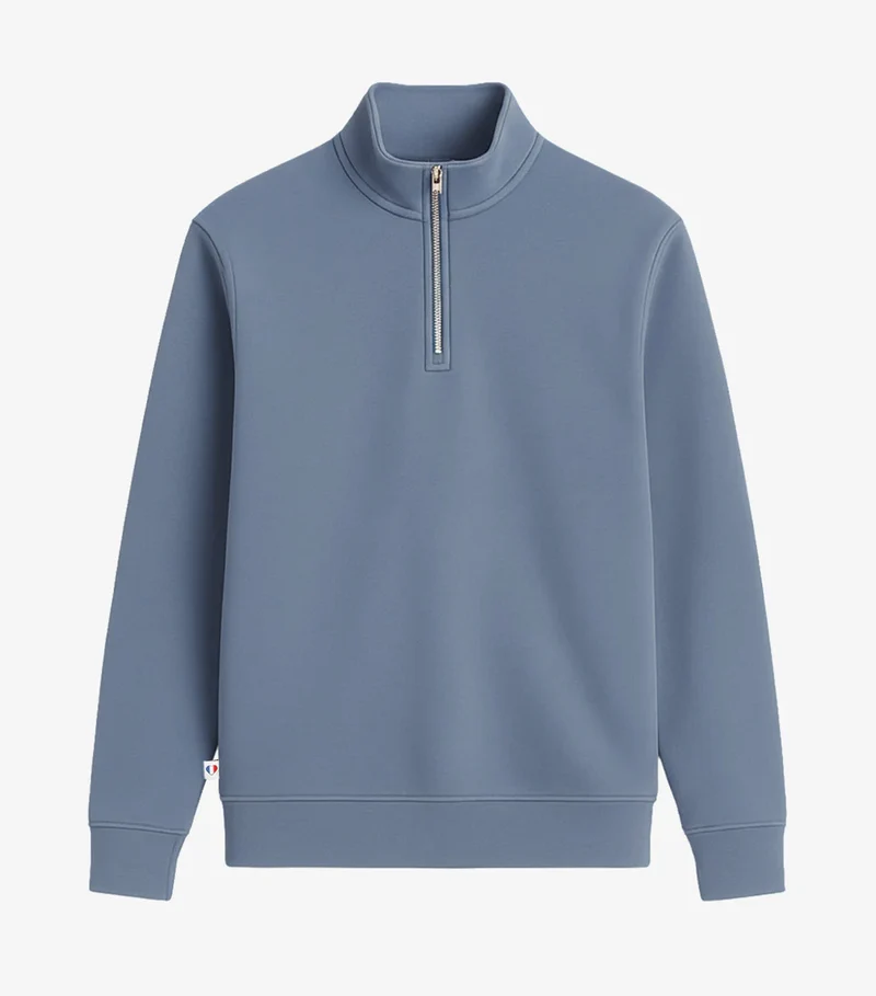 Sweat Camionneur Homme Azur - Intemporel