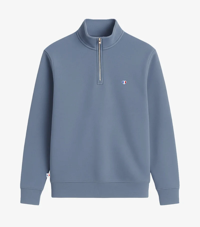 Sweat Camionneur Homme Azur - Iconique