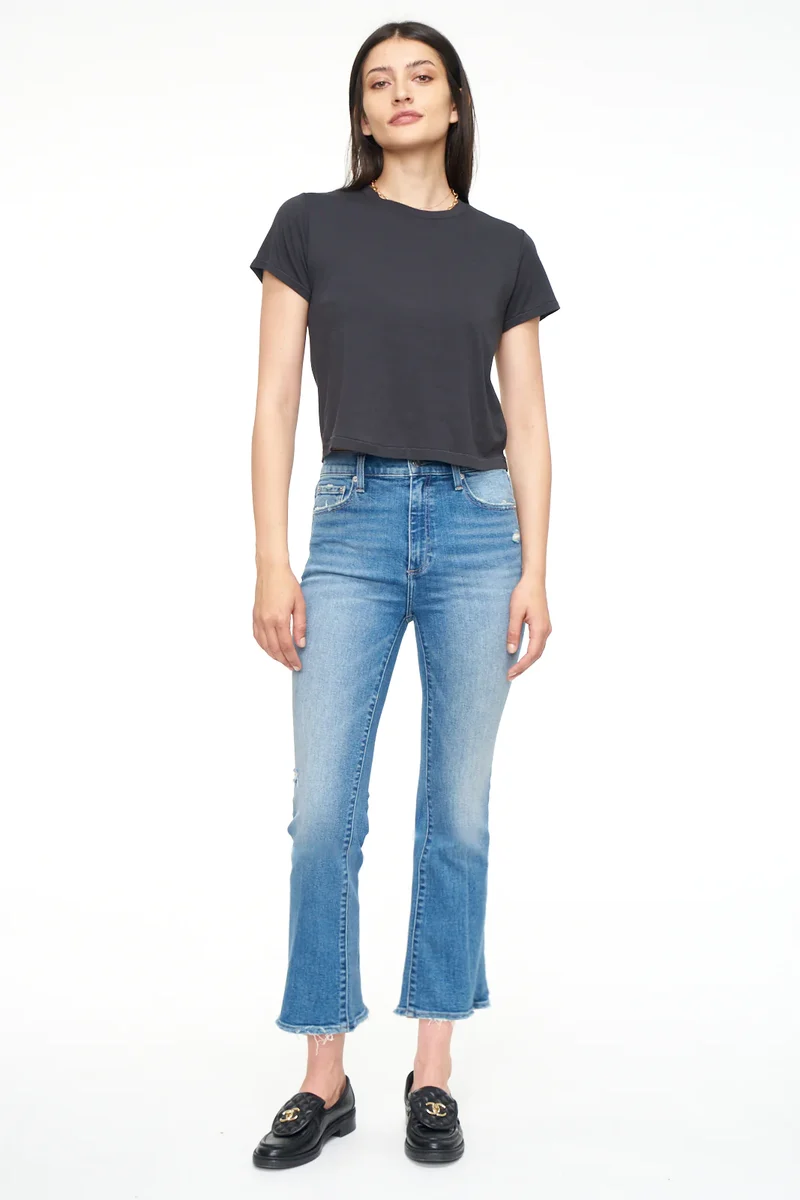 Jeans bootcut court Lennon