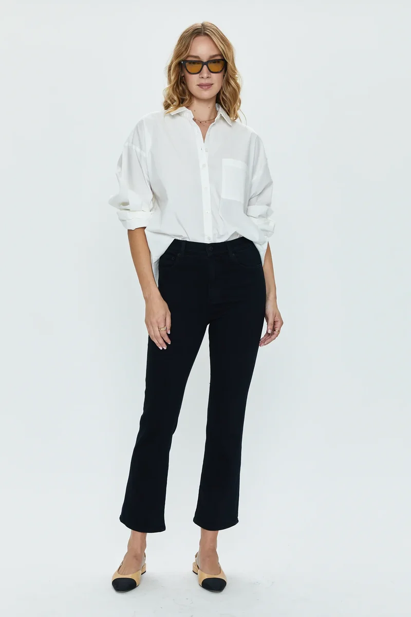 Jeans bootcut court Lennon