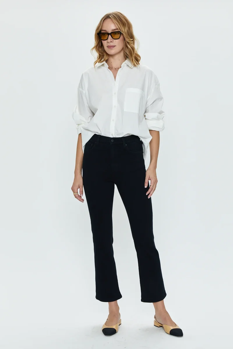 Jeans bootcut court Lennon