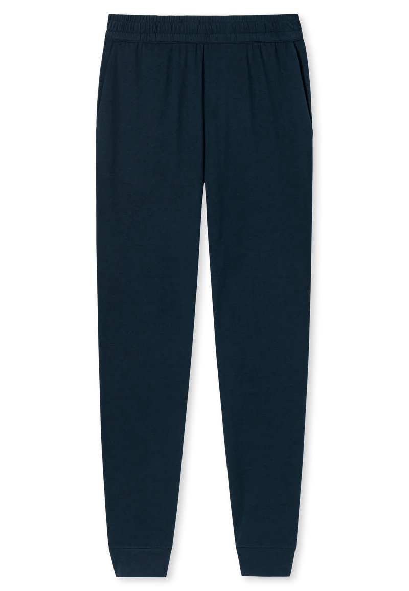 Hose mit Bündchen Dunkelblau - Mix+Relax