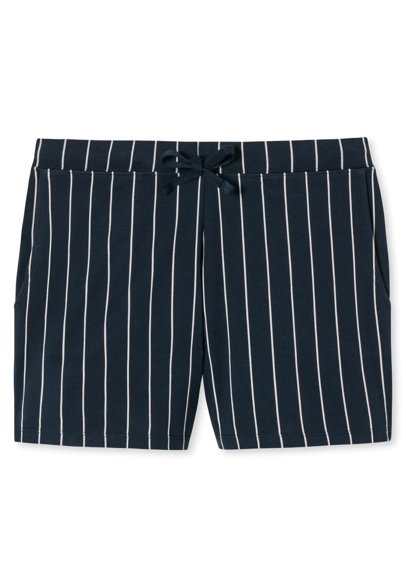 Hose kurz Dunkelblau/Weiss gestreift - Mix+Relax