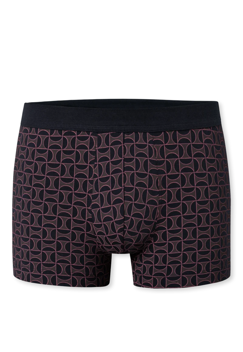Enge Boxershorts Dunkelblau/Rot gemustert - 95/5