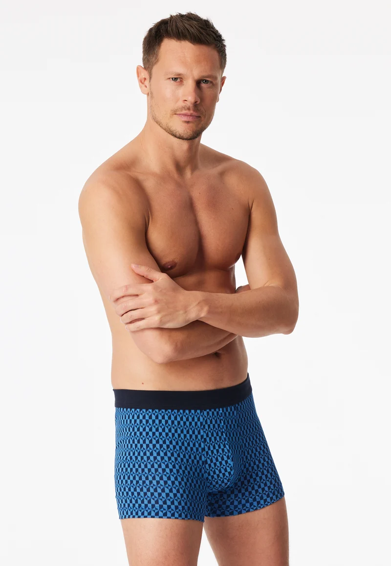 Enge Boxershorts Blau gemustert - 95/5