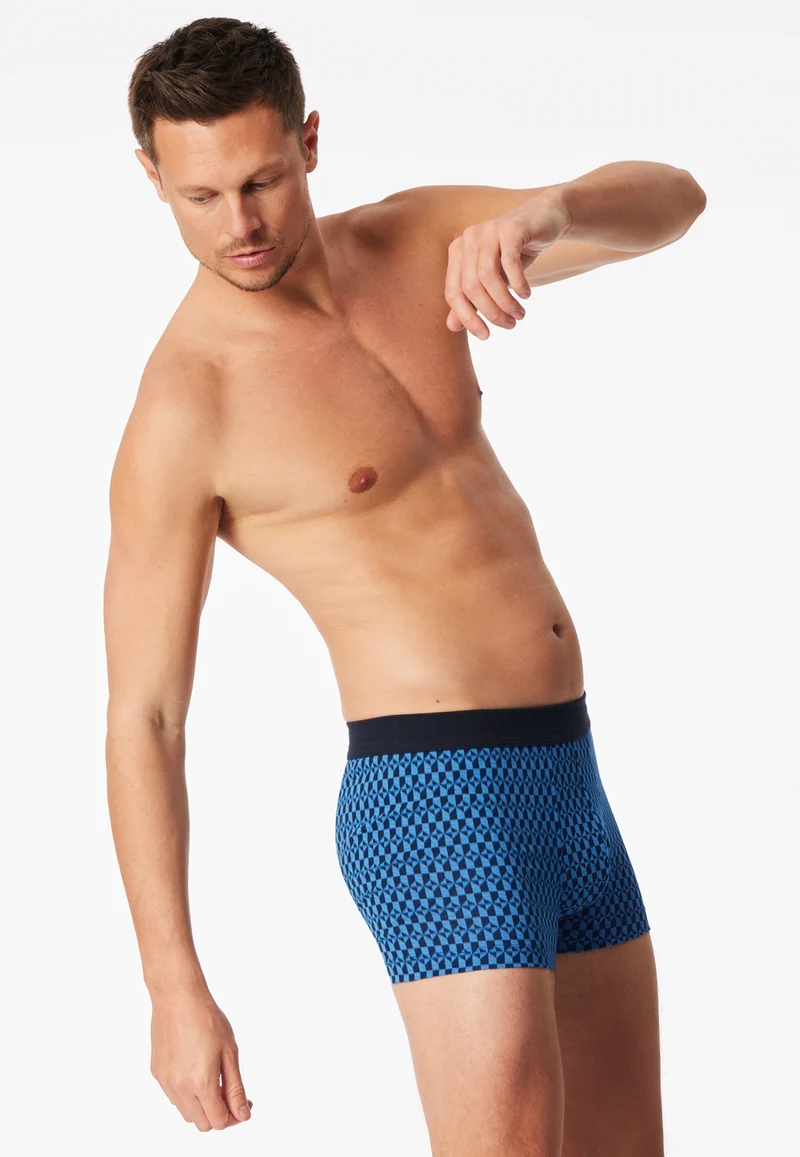 Enge Boxershorts Blau gemustert - 95/5