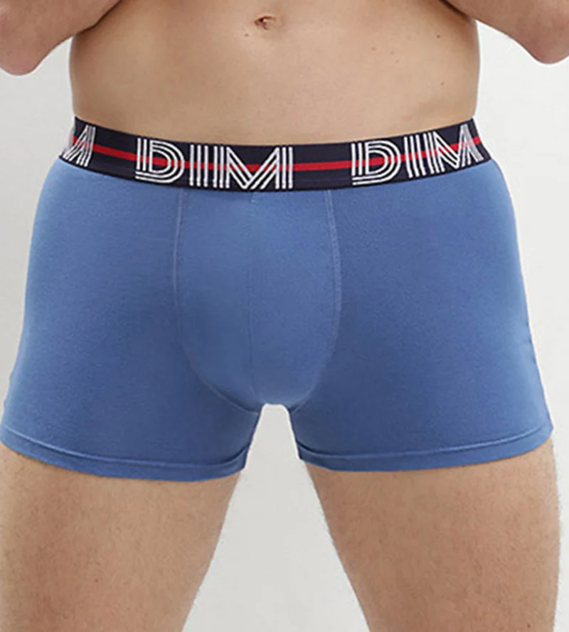 Lot de 3 boxers rouge, bleu nuit et bleu clair - Dim Powerful