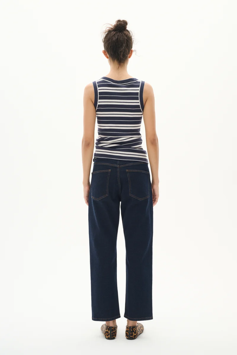 Camisole rayée en coton Dagna
