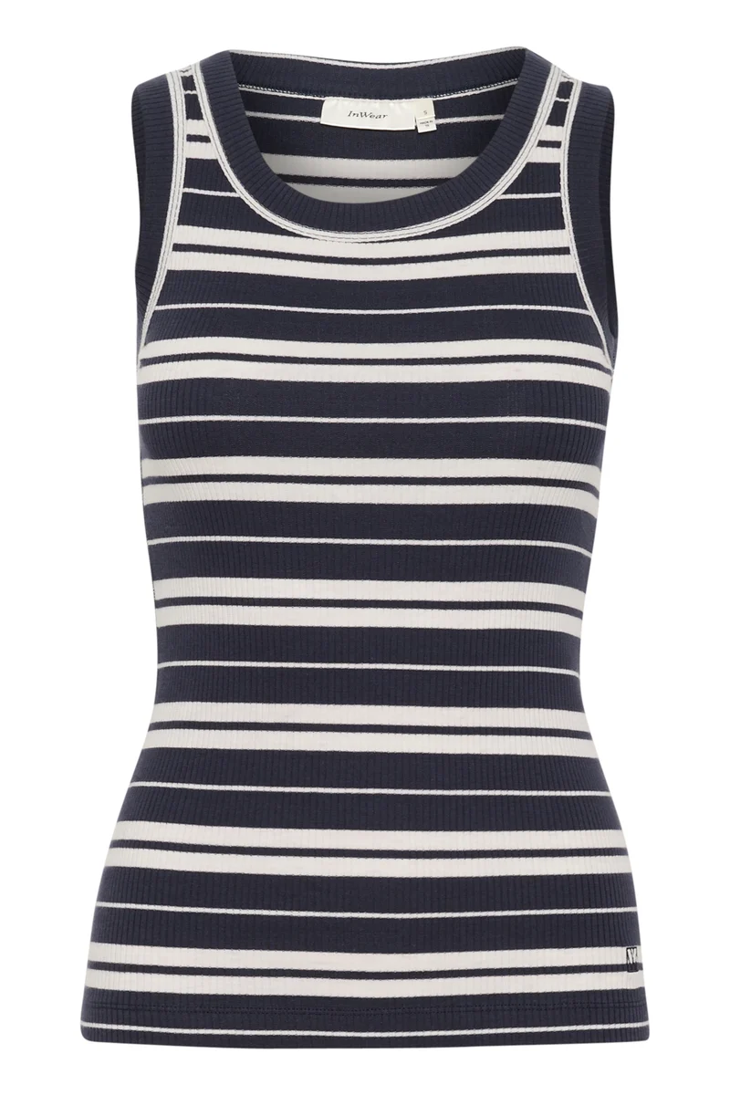 Camisole rayée en coton Dagna