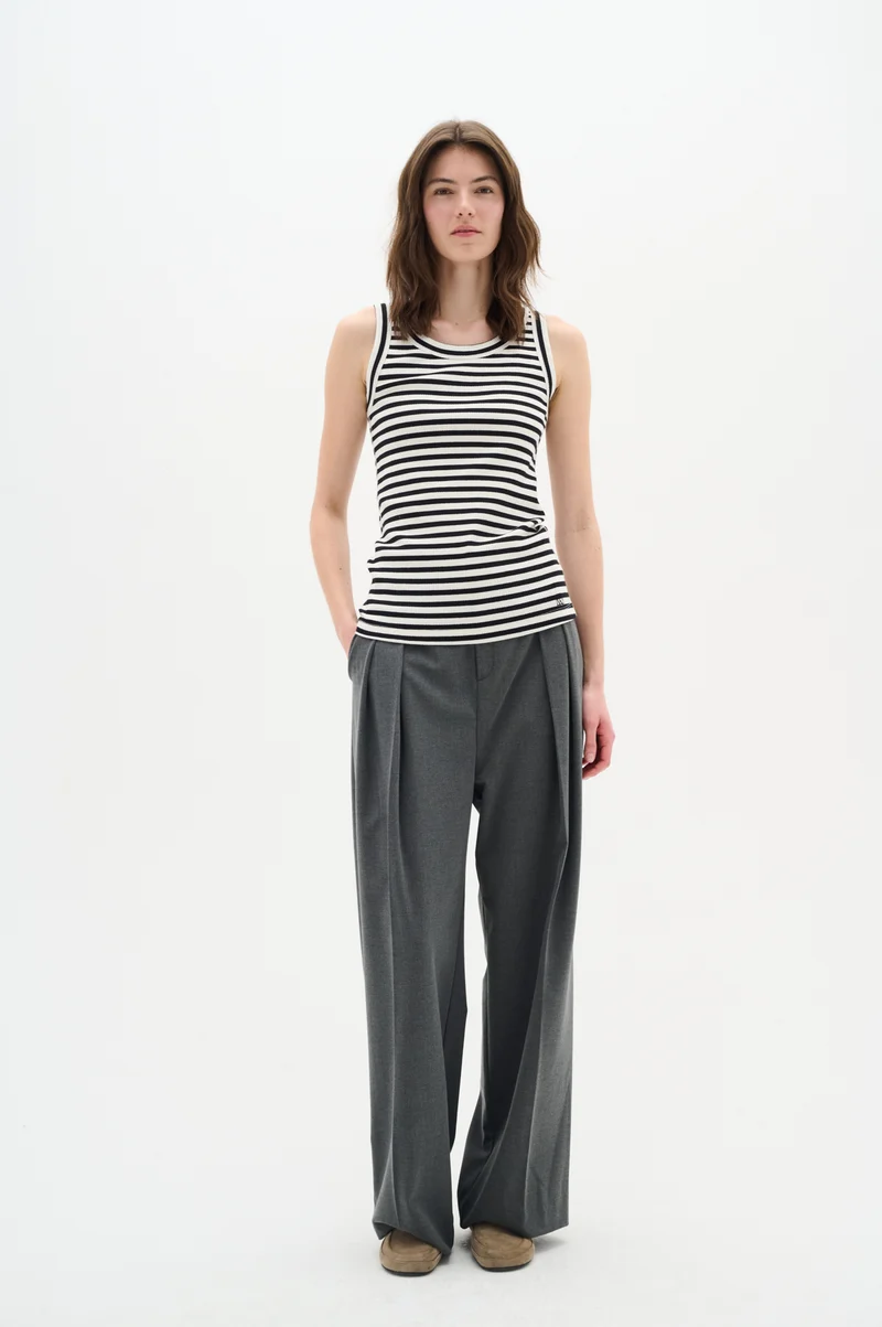 Camisole rayée en coton Dagna