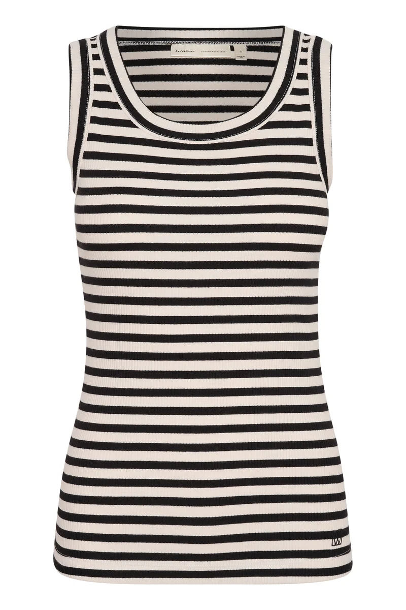 Camisole rayée en coton Dagna