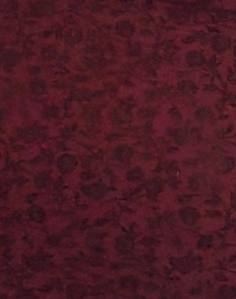 Mini robe Melva, Ditsy Flock Burnt Maroon