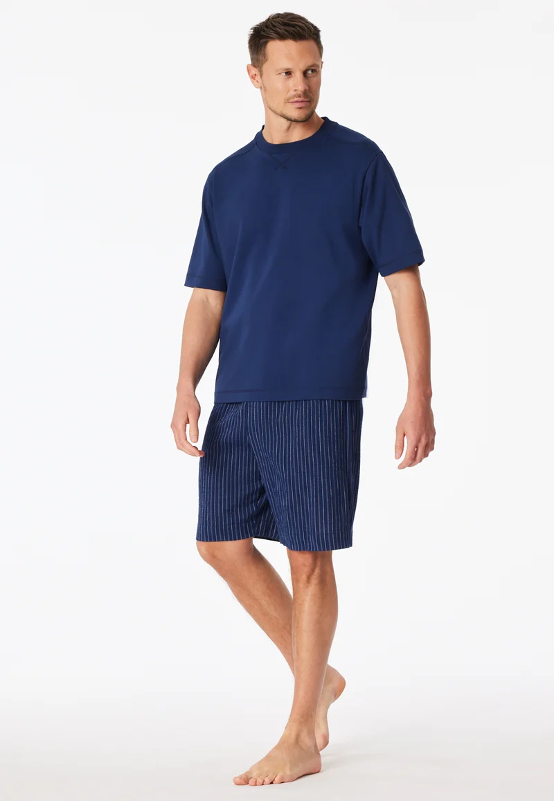 T-Shirt Dunkelblau - Mix+Relax