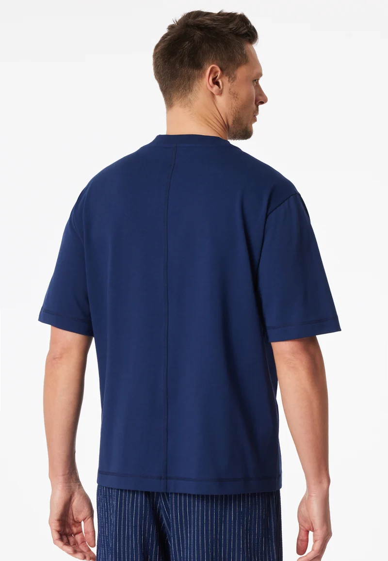 T-Shirt Dunkelblau - Mix+Relax