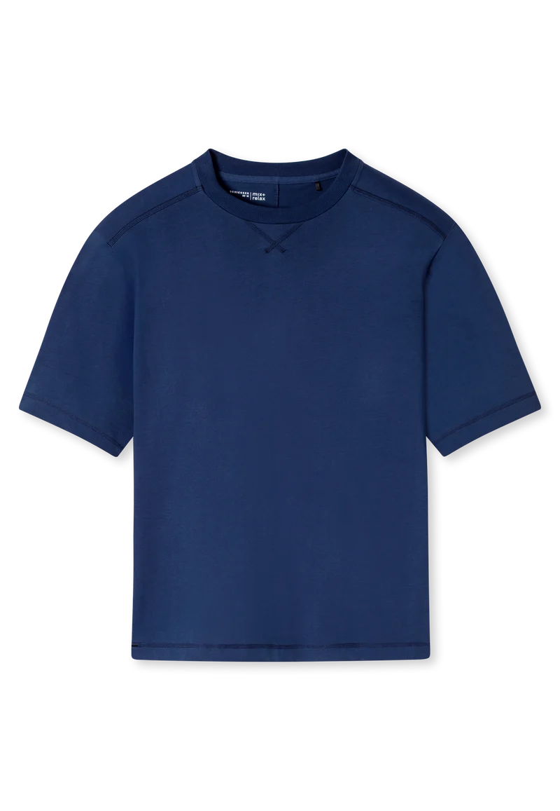 T-Shirt Dunkelblau - Mix+Relax