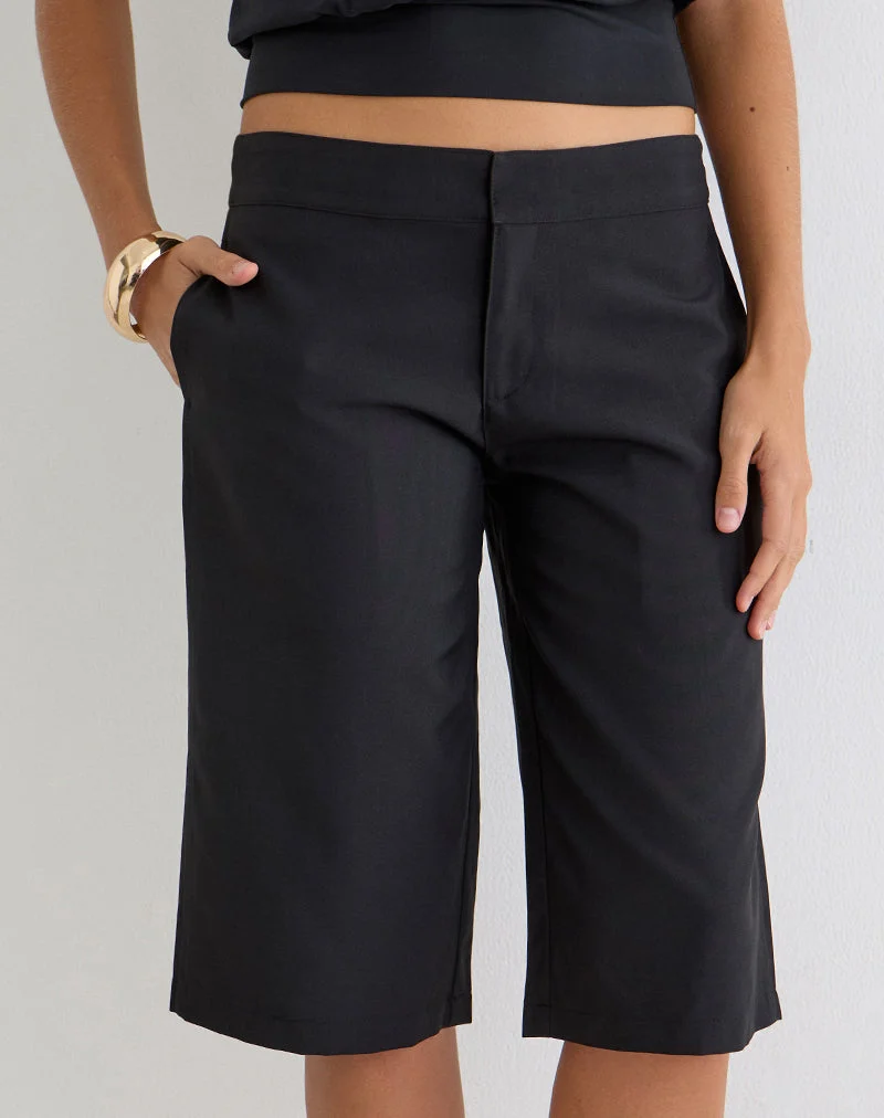 Short Geza Longline, couleur « Tailoring Black »