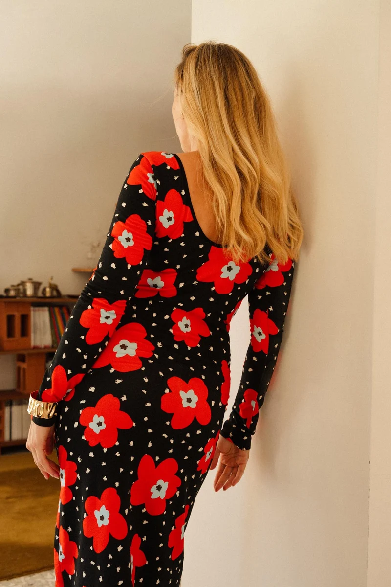 Robe Tube Coton - Atlas Rouge