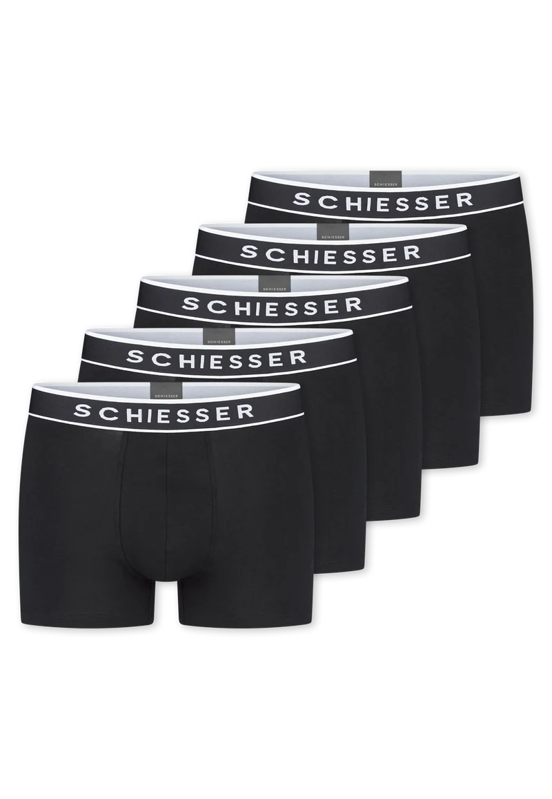 Enge Boxershorts 5er-Pack Schwarz - 95/5