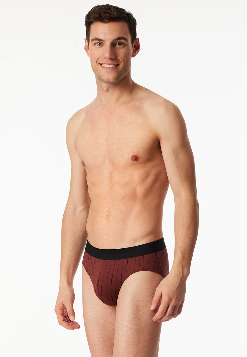 Slip Bordeaux gestreift - 95/5