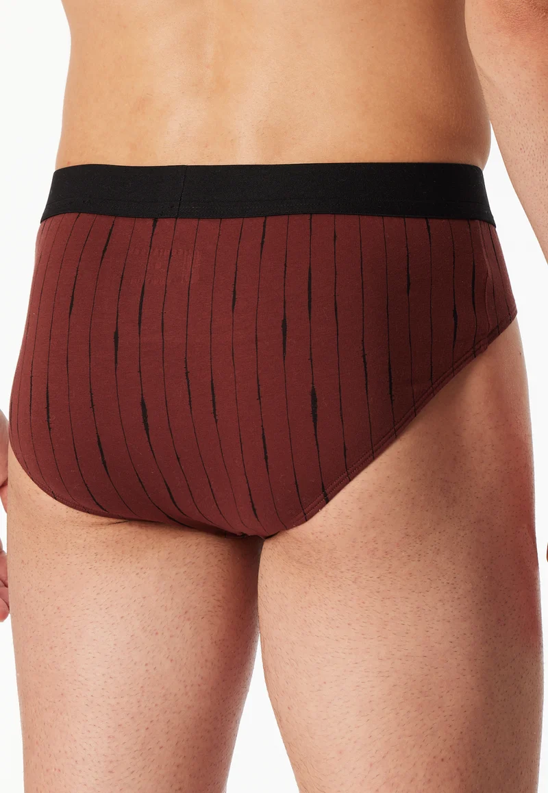 Slip Bordeaux gestreift - 95/5