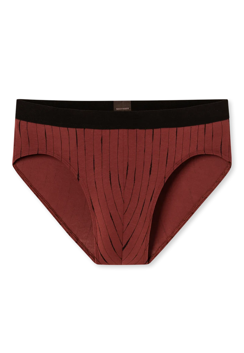 Slip Bordeaux gestreift - 95/5