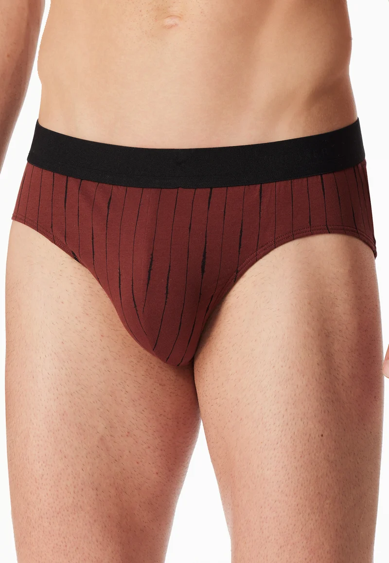 Slip Bordeaux gestreift - 95/5
