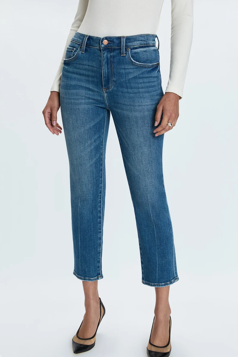 Jeans semi-ajusté Monroe Crop