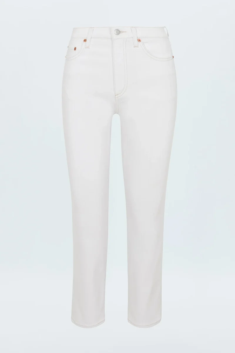 Jeans semi-ajusté Monroe Crop