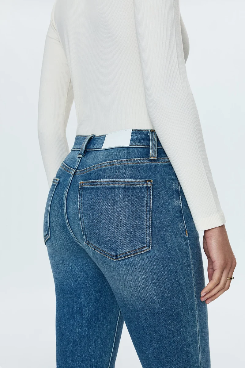 Jeans semi-ajusté Monroe Crop