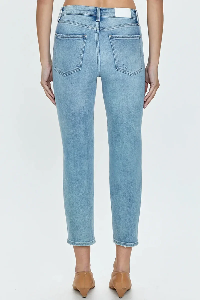 Jeans semi-ajusté Monroe Crop