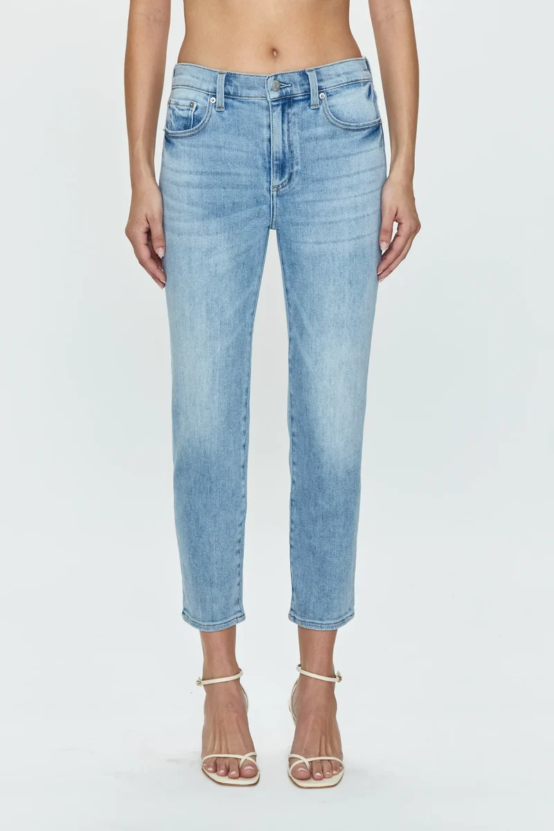 Jeans semi-ajusté Monroe Crop