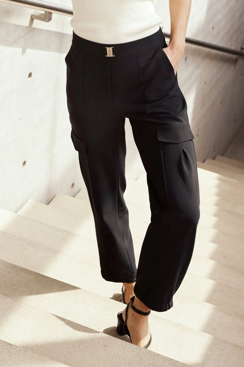 Jogging style cargo avec jambe 7/8 Fiora