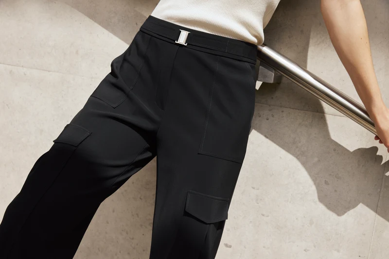 Jogging style cargo avec jambe 7/8 Fiora