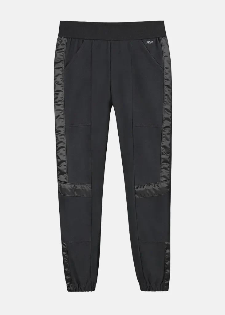 pantalon ajusté épais avec bandes satinées Jet