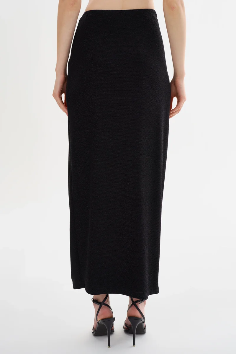 Jupe maxi asymétrique avec fente Ainslee