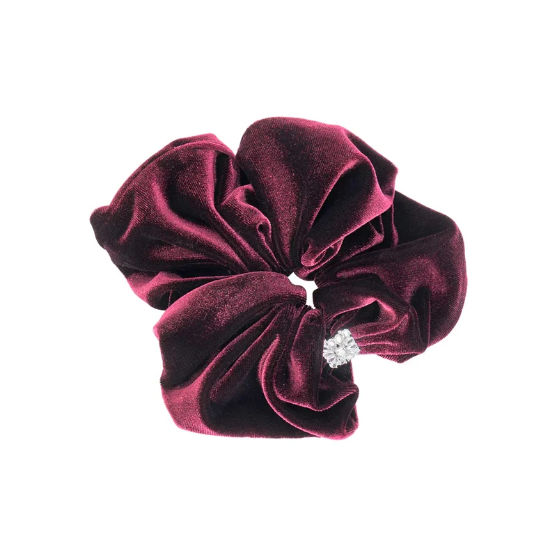 Élastique à cheveux velours avec cristal