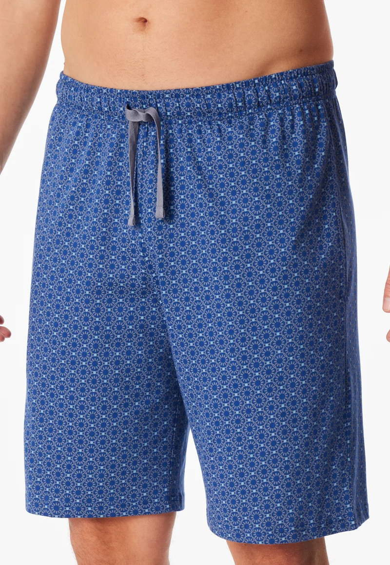 Hose kurz Blau gemustert - Mix+Relax