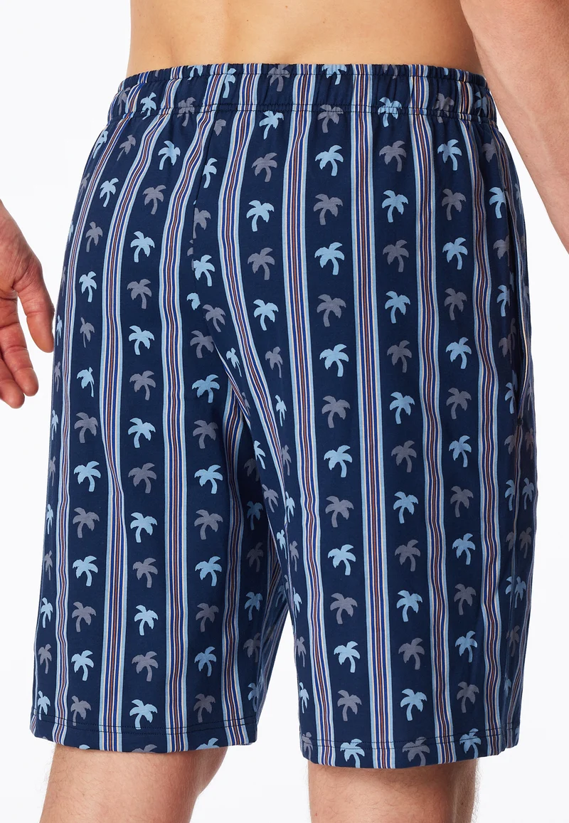 Hose kurz Blau gemustert - Mix+Relax